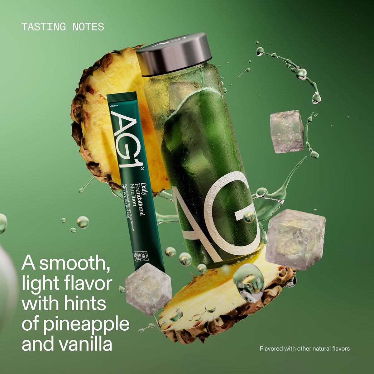 AG1 Greens Powder Superfood, 75 Vitamins and Probiotic Blend